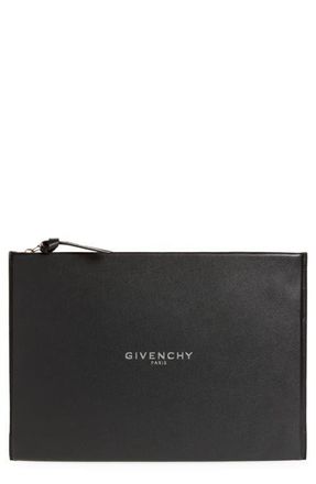 Givenchy Antigona Padded Leather Zip Pouch in Black at Nordstrom