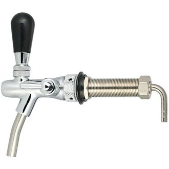 OEM Grifo Para Cerveza De Barril Con Control De Flujo Ajustable, Cromado, V&aacute;stago G5/8, V&aacute;stago Largo, Grifo Para Barril De Cerveza Casera