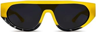 Thierry Lasry Kanibaly 274 Mens Sunglasses Yellow Size 57