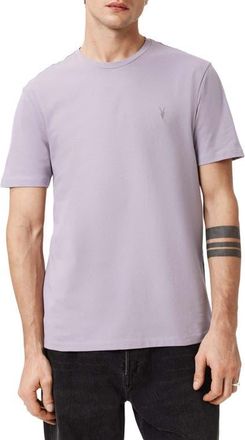 AllSaints Brace Cotton T-Shirt in Smoke Purple at Nordstrom, Size Xx-Large