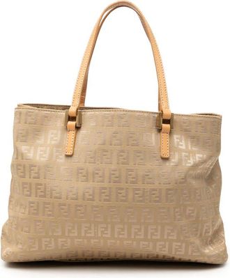 Fendi Pre-owned Fendi Zucchino Canvas Shopping Tote Ladies VAWRYP5NBLZ86UCJ