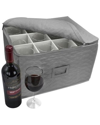 Sorbus Stemware Storage Chest