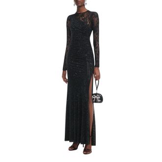 Self Portrait Dames, Jurken, Zwart, Maat: XS Polyamide