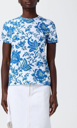 Etro T-shirt girocollo Etro in cotone con stampa Paisley