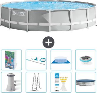 Intex Piscina Prism Frame Redonda - 457x107 Cm - 9-piezas S595