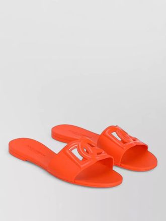 Dolce & Gabbana beach rubber sliders open toe design