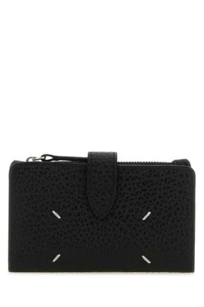Maison Margiela Black Signature Four Stitch Wallet