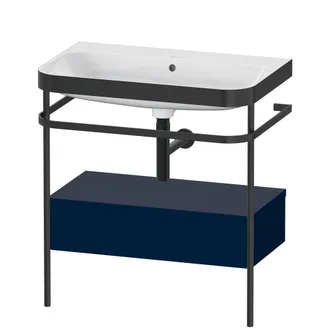 Duravit Duravit Happy D.2 Plus C-bonded Set Avec Console M&eacute;tallique Et
