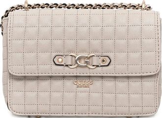 Guess Co Borsa a spalla trapuntata mini con catena - Toni neutri