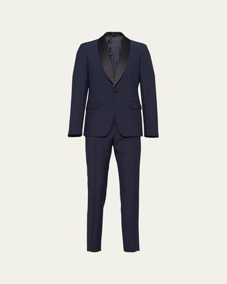 Prada Mens Mohair-Blend Smoking Tuxedo