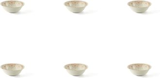 BITOSSI HOME Set of 6 Bowls Cm.15.7 Rose Terracotta