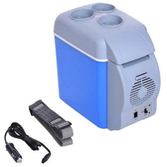Trade Shop Trade Shop - Mini Frigorifero Portatile 7,5 Litri 12 V Frigo Scaldavivande Auto Barca Camper