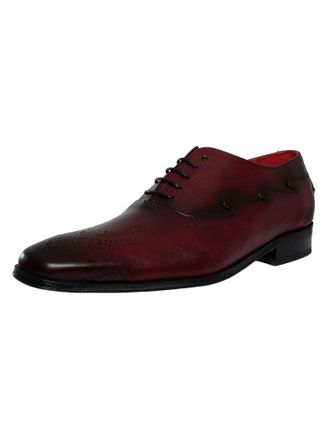 Jeffery West Leren Oxford Schoenen, Rood