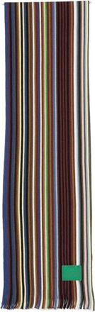 Paul Smith Artist Stripe Sjaal - Heren - Accessoires - Veelkleurig - Maat: ONE Size Zijde