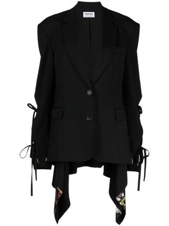 Monse Blazer monopetto a strati - Nero