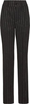 Philipp Plein Dames, Broeken, Grijs, Maat: XL Wol