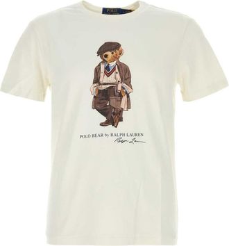 Ralph Lauren White Crewneck Printed T-Shirt