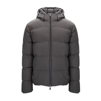 Herno Winter Jackets, male, Gray, Size: 2XL Laminar Jacket