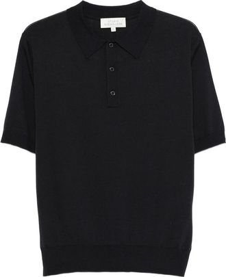 STUDIO NICHOLSON Arieta Button Short-sleeve Polo Shirt