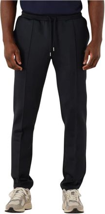 Les Deux Broeken, Heren, Blauw, XL, Polyester, Donkerblauwe Track Pants voor Heren