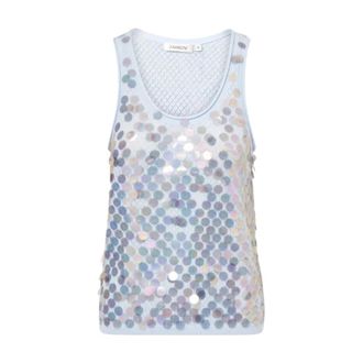 Zankov Tops, Dames, Paars, M, Wol, Lutecia Tank Top
