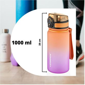 Trade Shop Trade Shop - 1000 Ml Botella De Agua Deportiva Con Enjambre De Salarios Para La Escuela De Camping Deportiva