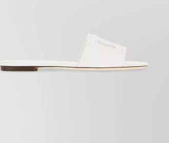 Dolce & Gabbana flat sole calf leather slippers