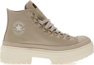 Converse Chuck Taylor All Star lugged-heel platform leather boots - women - Calf Leather/Fabric/Rubber - 10.5 - Neutrals