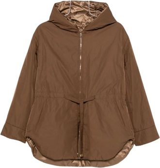 Max Mara Charme Reversible Jacket - female - Max Mara - Light Jackets - Brown - XS - Jackets