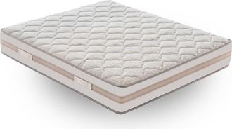 Materassi & Doghe Colchón muelles ensacados y viscoelástica 150x190 altura 25 cm