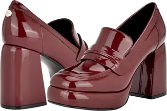 Nine West Verge Burgundy Patent WNVERGE3-610 Womens