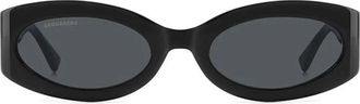 Dsquared2 Zwarte zonnebril Stijlvolle damesaccessoires - Dames - Zonnebrillen - Zwart - 54 MM - Accessoires