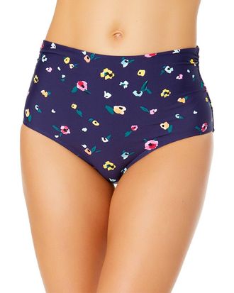 Anne Cole Hi Waist Shirred Bottom