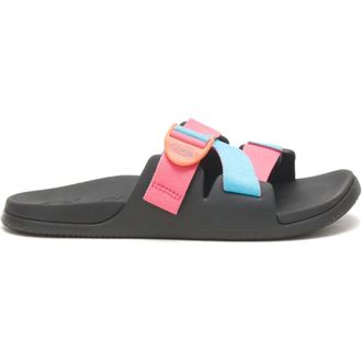Chaco Womens Chillos Slide Sandal In Rose Blue