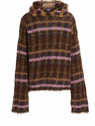 Vitelli Womens Knitted Giant Hooded Sweater