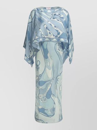 Pucci orchid slip dress shrug coverup set