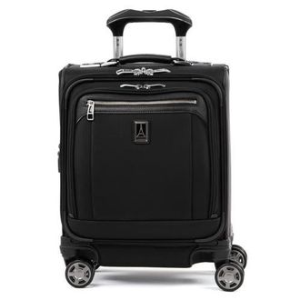 Travelpro Platinum Elite Underseat Spinner Tote Bag with USB Port in Shadow Black at Nordstrom