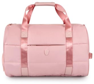 Heys Reisetasche HEYS The Puffer Duffle Bag, Damen, Gr. B/H/T: 48cm x 30,5cm x 25,5cm, rosa (rose), Polyester, Taschen Reisetasche, Weekender Duffle Bag Sc