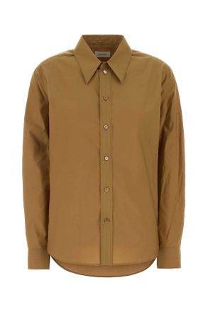 Christophe Lemaire Camel Poplin Shirt
