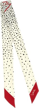 Valentino Garavani Off-White Little Star Starry Polka Dot Scarves