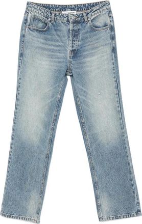 Cole Buxton Faded Straight-leg Jeans