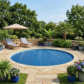 vidaXL Vidaxl Copertura Solare Per Piscina Di Alta Qualit&agrave; &Oslash; 381 Cm 200