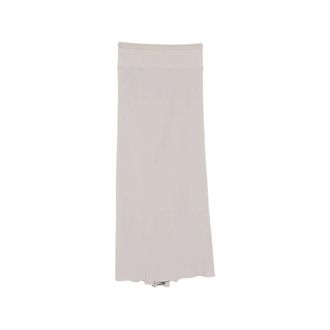 Rick Owens Maxi Skirts, female, White, Size: L Long Skirt
