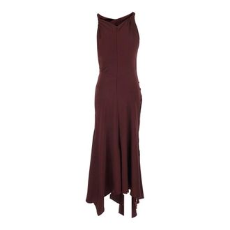 Victoria Beckham Dames, Jurken, Rood, Maat: XS Viscose