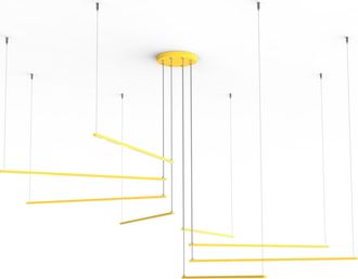 Lumicom Radius Lampara De Techo 8x Monocolor Mate