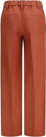 Brunello Cucinelli Womens Multicolor Linen Casual Pants