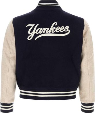Sporty & Rich Mens Curve Jacket Navy Wool