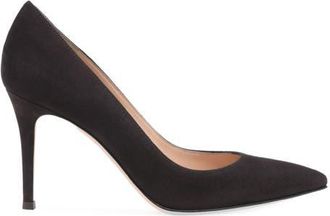 Gianvito Rossi Gianvito 85 Pump in Brown Suede Leather at Nordstrom, Size 35.5