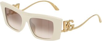 Dolce & Gabbana DG4510 331294 Womens Sunglasses White Size 51