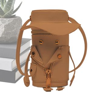 Generic Leather Bucket Bags for Women,Small Cute Shoulder Handbag | PU Leather Fashion Shoulder Bag - for Ladies Women Sport Camping Evening Wedding Party Pro